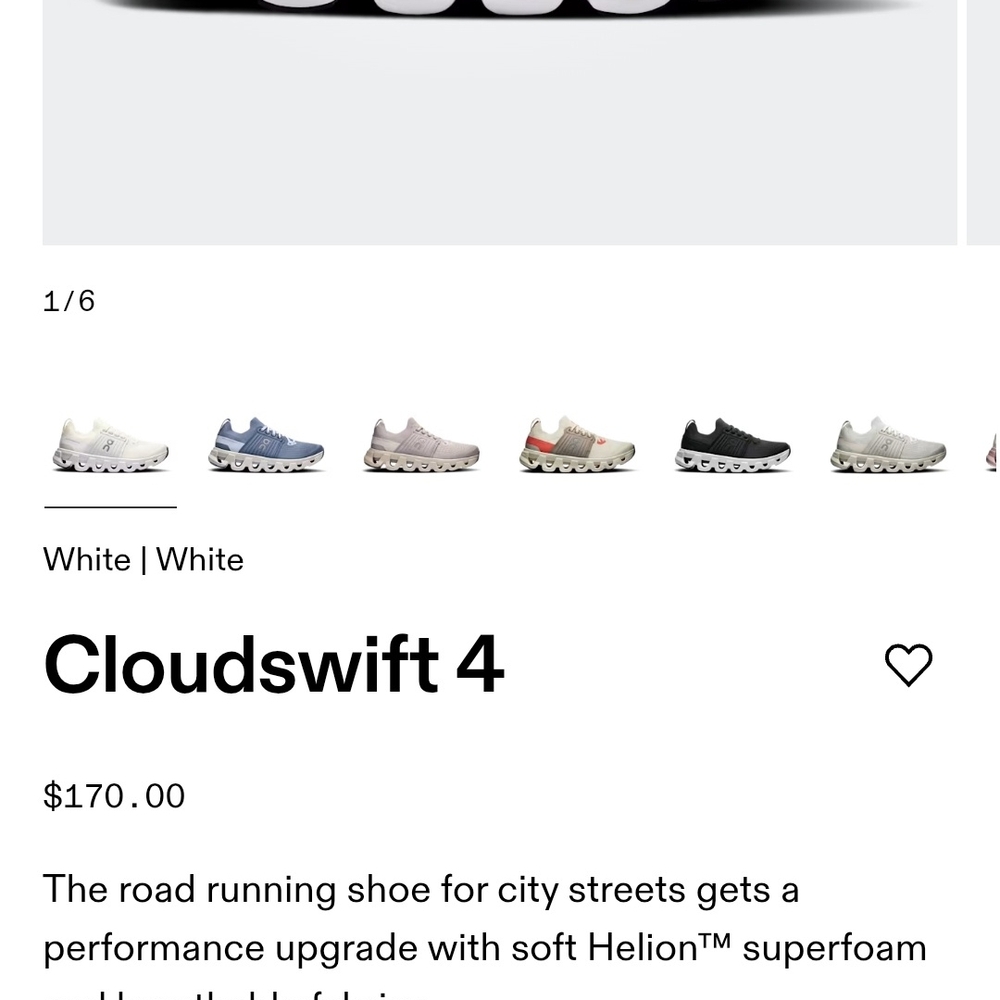 Cloudswift 4 Women's Sneakers - White